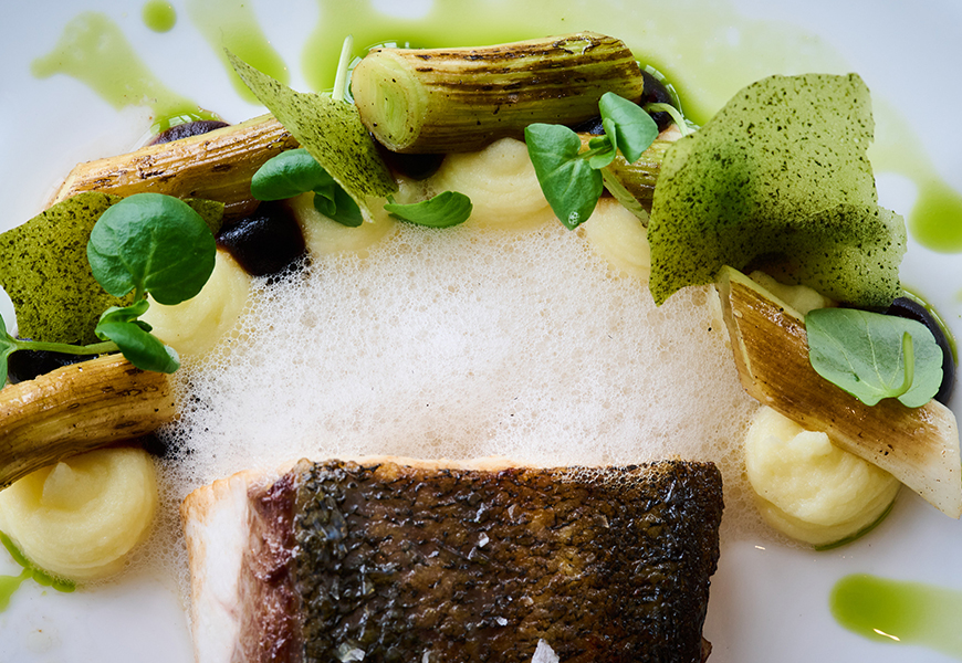 Avondverlichting in het restaurant – Hotel ter Zand