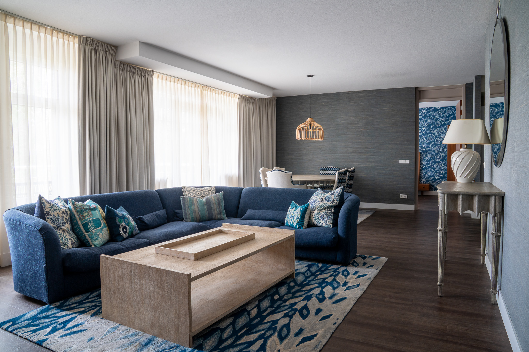 Suite kamer van Grand Hotel Ter Duin met ruime opzet en comfortabel design