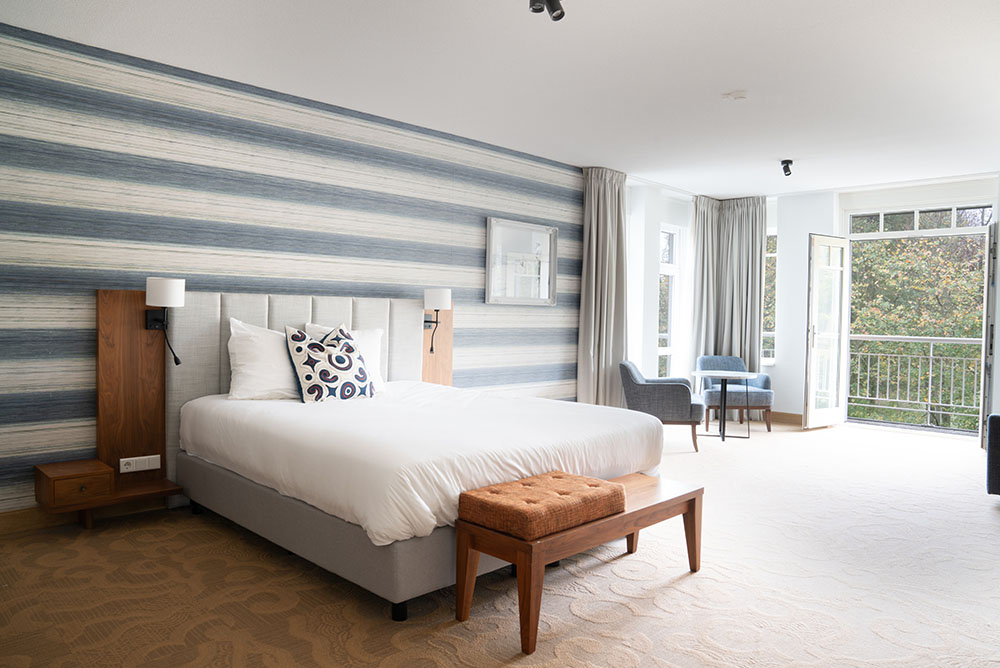 Superior kamer van Grand Hotel Ter Duin met ruime opzet en comfortabel design